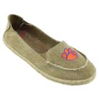 Women's Campus Cruzerz Clemson Tigers Cabo Slip-on Shoes, Size: 10, Beig/green (beig/khaki)