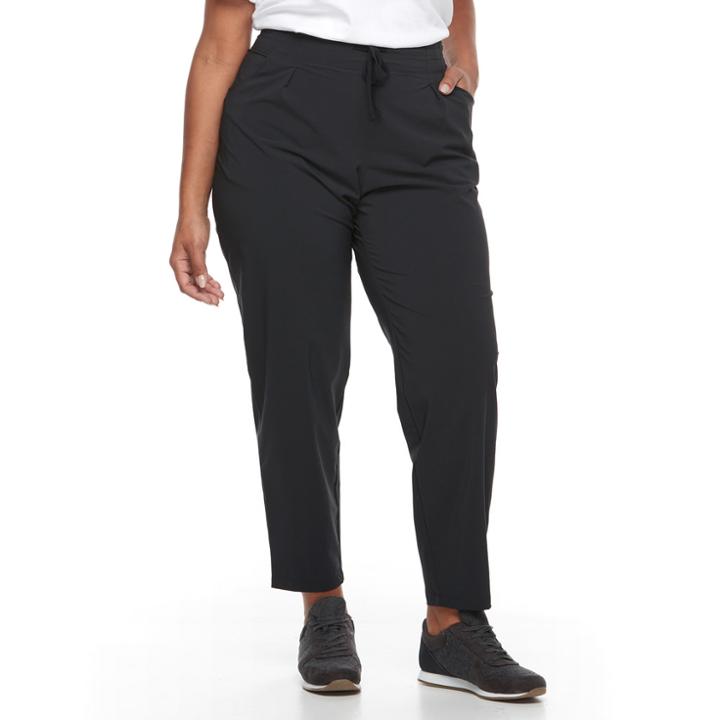 Plus Size Columbia Deer Park Straight-leg Pants, Women's, Size: 1xl, Grey (charcoal)