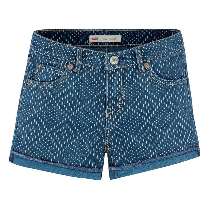 Girls 7-16 Levi's Scarlett Diamond Shortie Shorts, Girl's, Size: 12, Med Blue