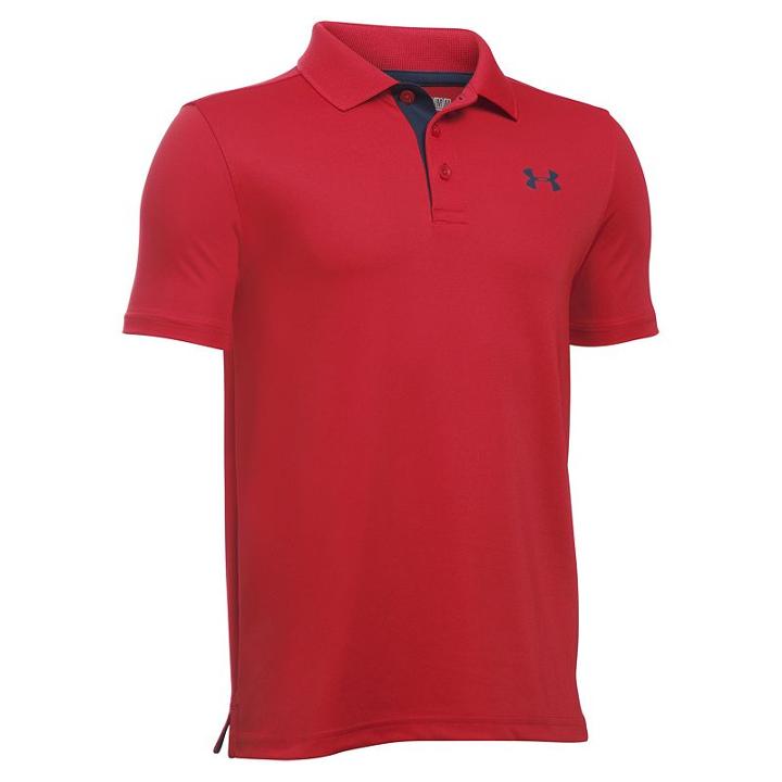 Boys 8-20 Under Armour Performance Polo, Boy's, Size: Large, Red
