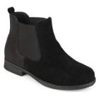 Journee Collection Sawyer Girls' Chelsea Boots, Size: 9 T, Black
