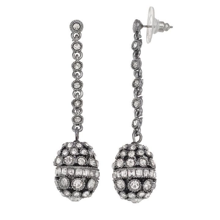 Simply Vera Vera Wang Fireball Drop Nickel Free Linear Earrings, Women's, Silver