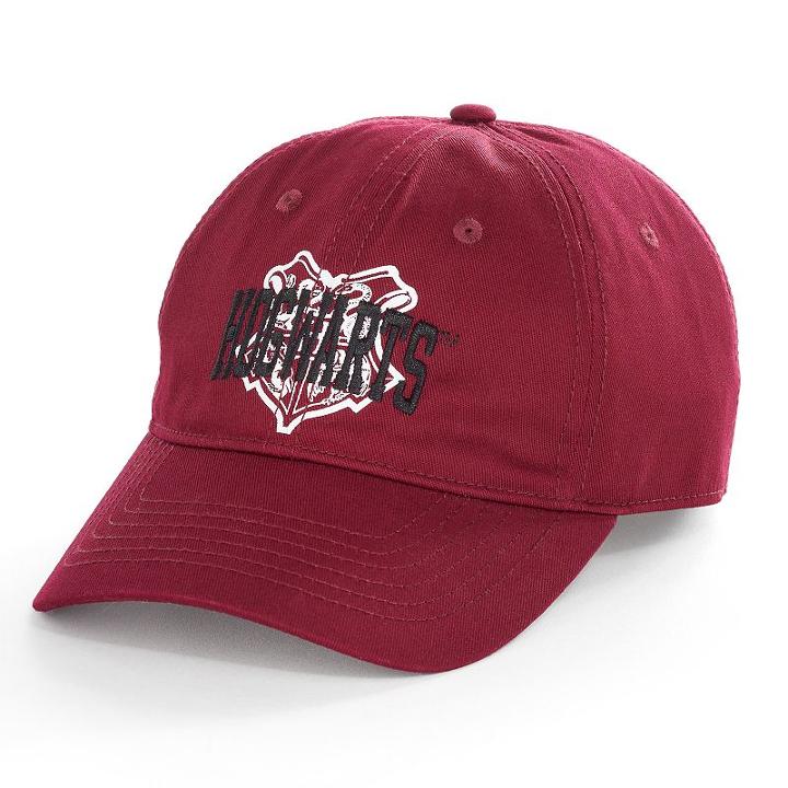 Women's Harry Potter Hogwarts Crest Baseball Cap, Dark Red