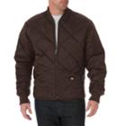 Men's Dickies Diamond Quilted Nylon Jacket, Size: Large, Dark Brown