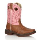 Lil Durango Girls' 8-in. Saddle Western Boots, Girl's, Size: 11, Pink