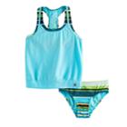 Girls 7-16 & Plus Size Zeroxposur 2-pc. Blouson Bikini Set, Size: 12, Blue