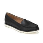 Naturalsoul By Naturalizer Isla Women's Boat Shoes, Size: 9.5 Wide, Black