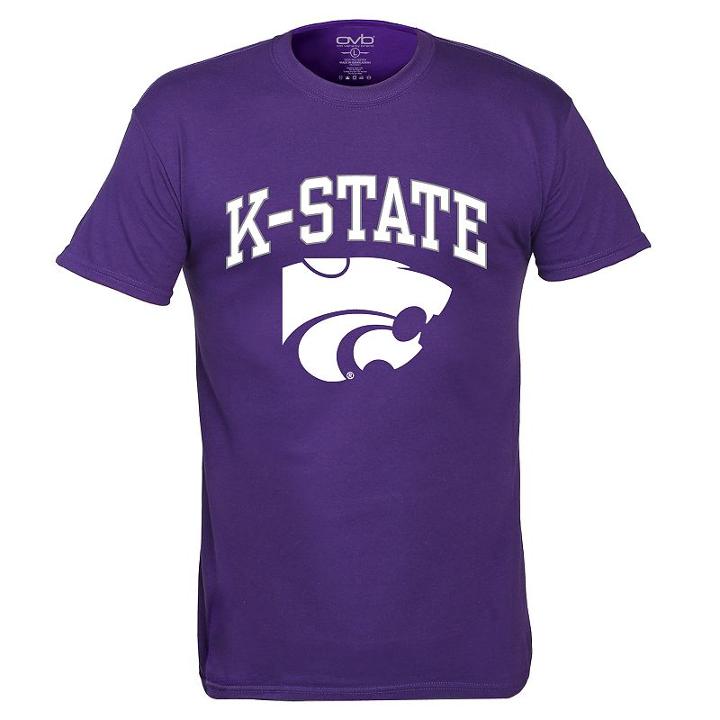 Men's Kansas State Wildcats Pride Mascot Tee, Size: Xxl, Purple