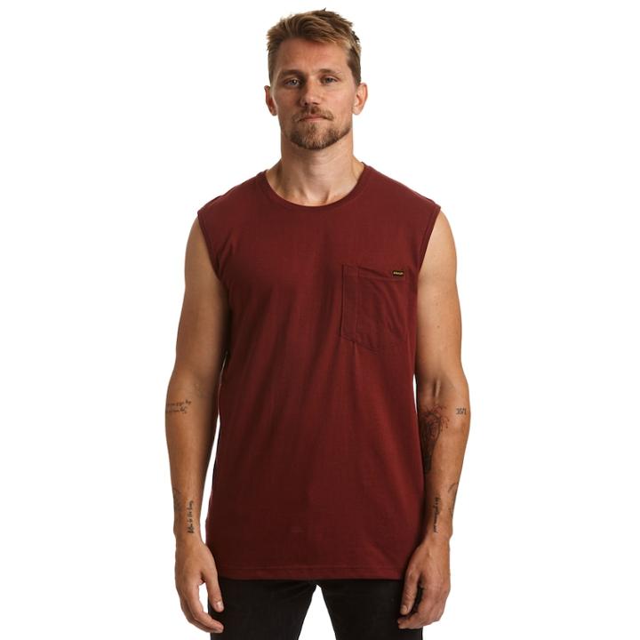 Men's Stanley Sleeveless Crewneck T-shirt, Size: Xxl, Red