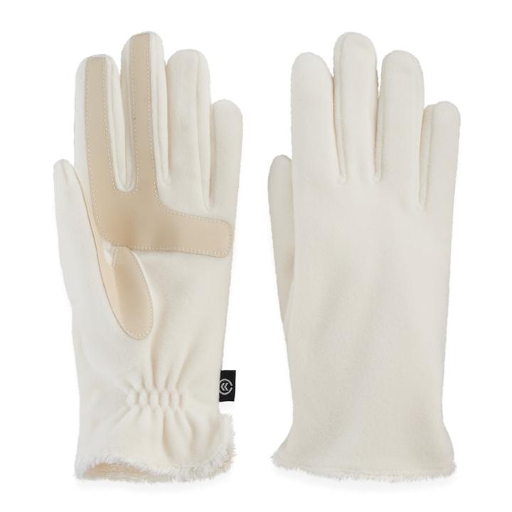 Women's Isotoner Smartdri Stretchy Fleece Gloves, Natural