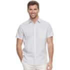Men's Apt. 9&reg; Premier Flex Slim-fit Stretch Woven Button-down Shirt, Size: Xl Slim, Med Grey