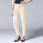 Simply Vera Vera Wang Women's Corduroy Leggings, Size: Large, Natural