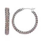 Simply Vera Vera Wang Ombre Nickel Free Hoop Earrings, Women's, Purple