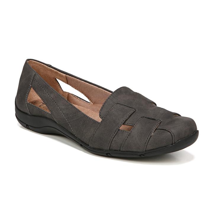 Lifestride Dee Women's Flats, Size: 9 Wide, Grey
