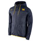 Men's Nike Michigan Wolverines Av15 Winterized Jacket, Size: Large, Blue (navy)