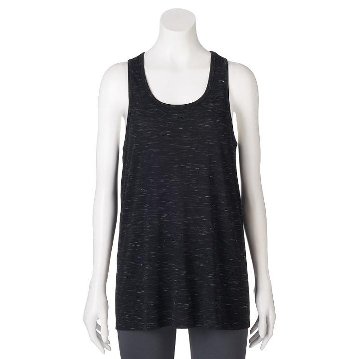 Juniors' So® Mesh Back Tank Top, Girl's, Size: Xs, Black