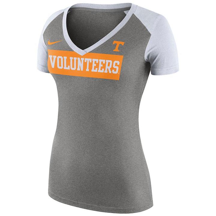 Women's Nike Tennessee Volunteers Football Top, Size: Small, Dark Grey