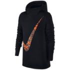Boys 8-20 Nike Dri-fit Hooded Tee, Size: Large, Grey (charcoal)