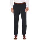 Men's Savane Complete Comfort Modern-fit Flat-front Khaki Pants, Size: 34x32, Dark Blue