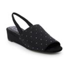 New York Transit Company Best One Women's Slingback Mules, Size: 8.5 Wide, Black