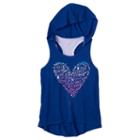 Girls 7-16 & Plus Size So&reg; Hooded Tank Top With Removable Built-in Bra, Girl's, Size: 18 1/2, Pink