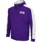 Men's Tcu Horned Frogs Setter Full-zip Hoodie, Size: Xxl, Drk Purple