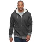Big & Tall Sonoma Goods For Life&trade; Regular-fit Sherpa-lined Hoodie, Men's, Size: Xl Tall, Black