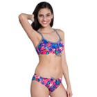 Women's Dolfin Uglies Printed Workout Bikini 2-pc. Set, Size: Small, Splat!