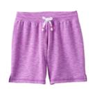 Girls 7-16 & Plus Size So&reg; Slubbed Soft Midi Shorts, Girl's, Size: 16, Med Purple