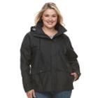 Plus Size Columbia Cherry Creek Hooded Rain Jacket, Women's, Size: 1xl, Grey (charcoal)