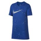 Boys 8-20 Nike Speckles Tee, Size: Medium, Blue