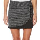 Women's Grand Slam Performance Stripe Print Golf Skort, Size: Large, Oxford