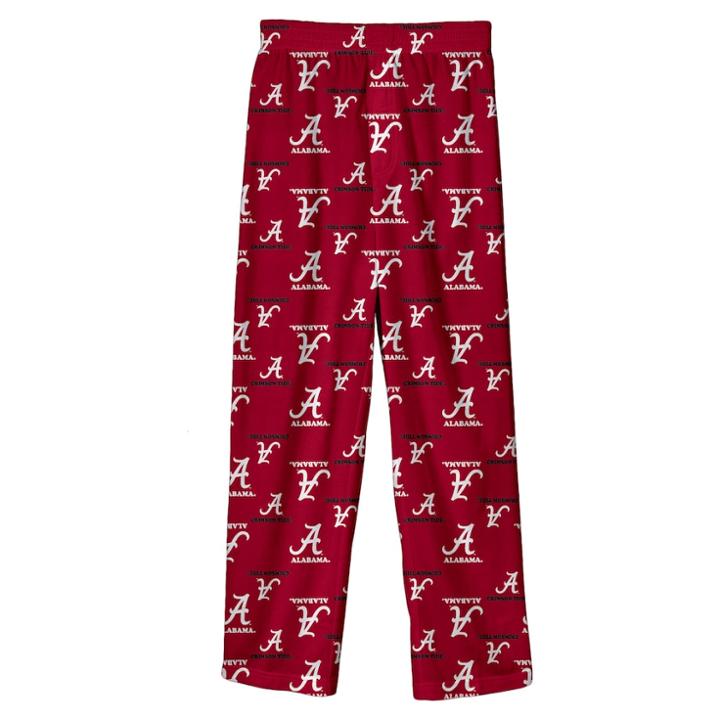 Boys 4-7 Alabama Crimson Tide Team Logo Lounge Pants, Size: S 4, Red