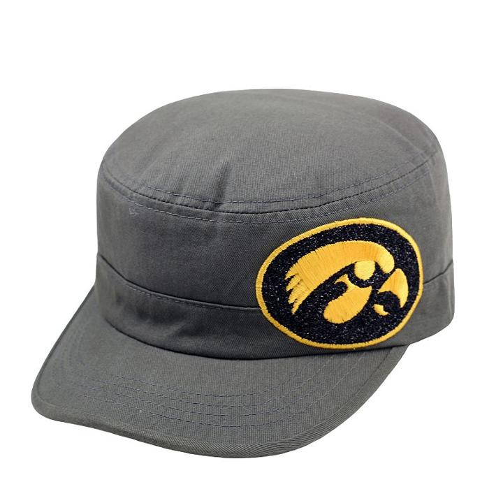 Women's Top Of The World Iowa Hawkeyes Party Girl Adjustable Cap, Grey (charcoal)