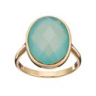 Lc Lauren Conrad Blue Faceted Oval Ring, Women's, Size: 7.50