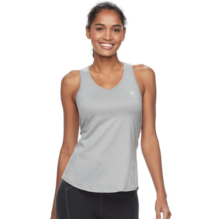 Women's Fila Sport Cooling Tank, Size: Small, Light Grey