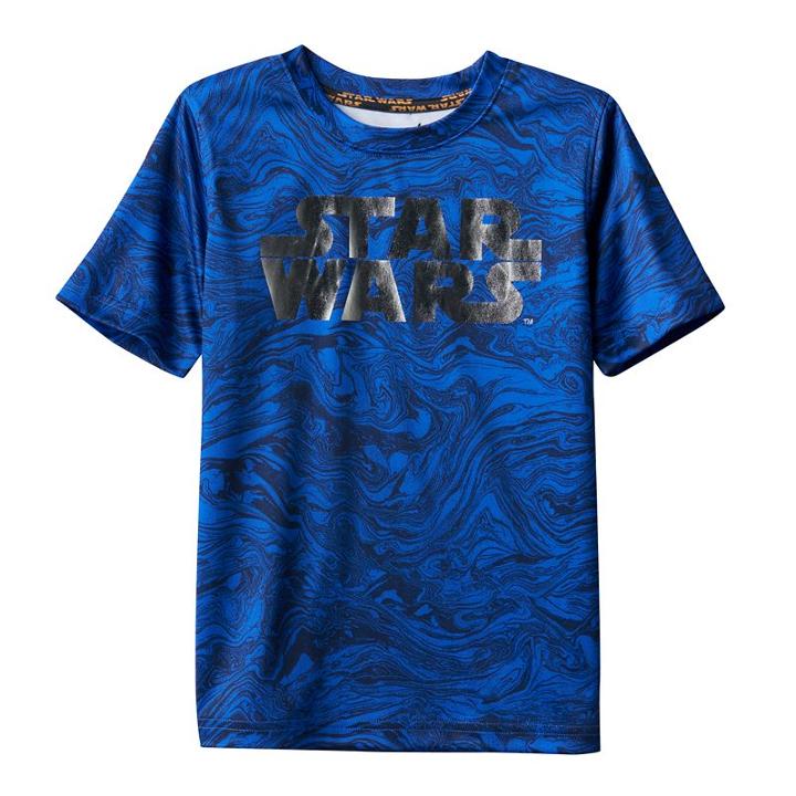 Boys 4-7x Star Wars A Collection For Kohl's Abstract Short Sleeve Tee, Boy's, Size: 7, Med Blue