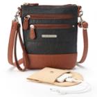 Stone & Co. Nancy Leather 3-bagger Phone Charging Convertible Crossbody Bag, Women's, Oxford