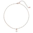 Lc Lauren Conrad Anchor Pendant Necklace, Women's, Med Pink