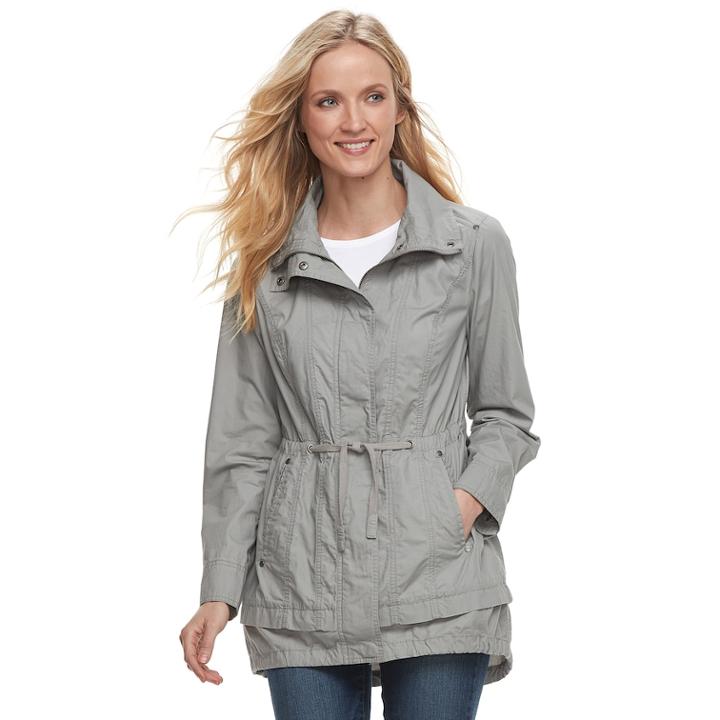 Women's Be Boundless Anorak Jacket, Size: Large, Grey (charcoal)