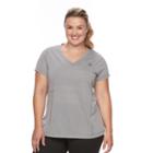 Plus Size Fila Sport&reg; Heritage Core Workout Tee, Women's, Size: 2xl, Grey