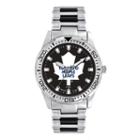 Game Time, Men's Toronto Maple Leafs Heavy Hitter Watch, Silver