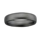 Stacks And Stones Ruthenium-plated Sterling Silver Satin Finish Stack Ring, Women's, Size: 8, Black
