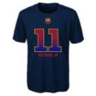 Boys 8-20 Fc Barcelona Neymar Jr. Name And Number Tee, Size: M 10-12, Red