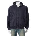 Big & Tall Levi's Sherpa-lined Canvas Bomber Jacket, Men's, Size: 2x Big, Blue (navy)