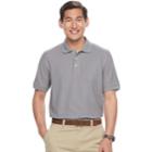 Men's Croft & Barrow&reg; Pique Performance Polo, Size: Medium, Med Grey