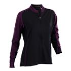 Women's Nancy Lopez Melody Long Sleeve Golf Top, Size: Medium, Black