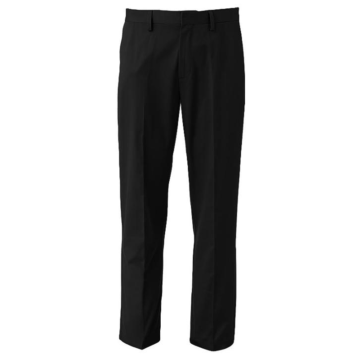 Big & Tall Croft & Barrow&reg; Easy-care Classic-fit Stretch Pleated Pants, Men's, Size: 38x36, Black