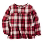 Girls 4-8 Carter's Plaid Babydoll Top, Girl's, Size: 4, Ovrfl Oth