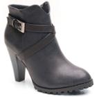 Kisses By 2 Lips Too Too Lingo Women's High Heel Ankle Boots, Girl's, Size: Medium (11), Dark Blue